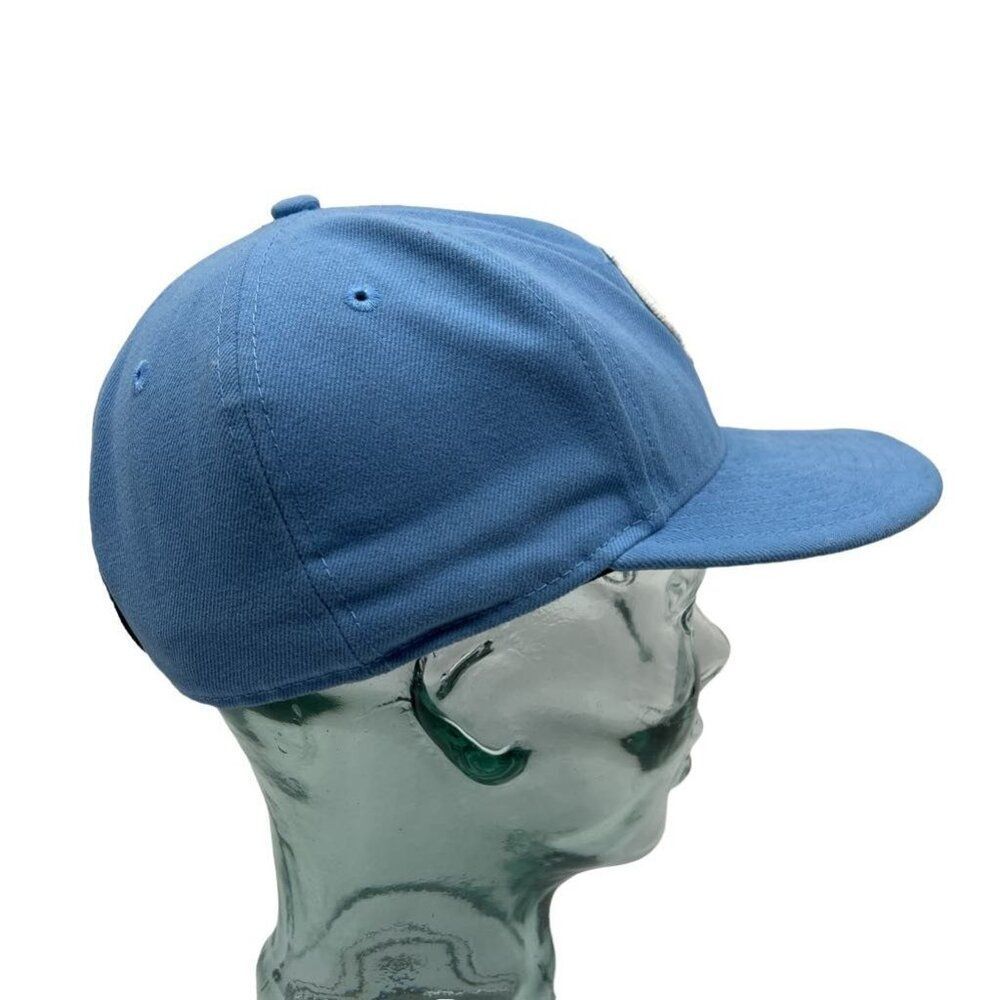 New Era 59FIFTY UNC Tar Heels Fitted Hat Size 7 Blue Good NCAA Baseball Cap - Picture 5 of 12